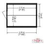 Shire Garden Value Overlap 8 x 6 Shed with Window