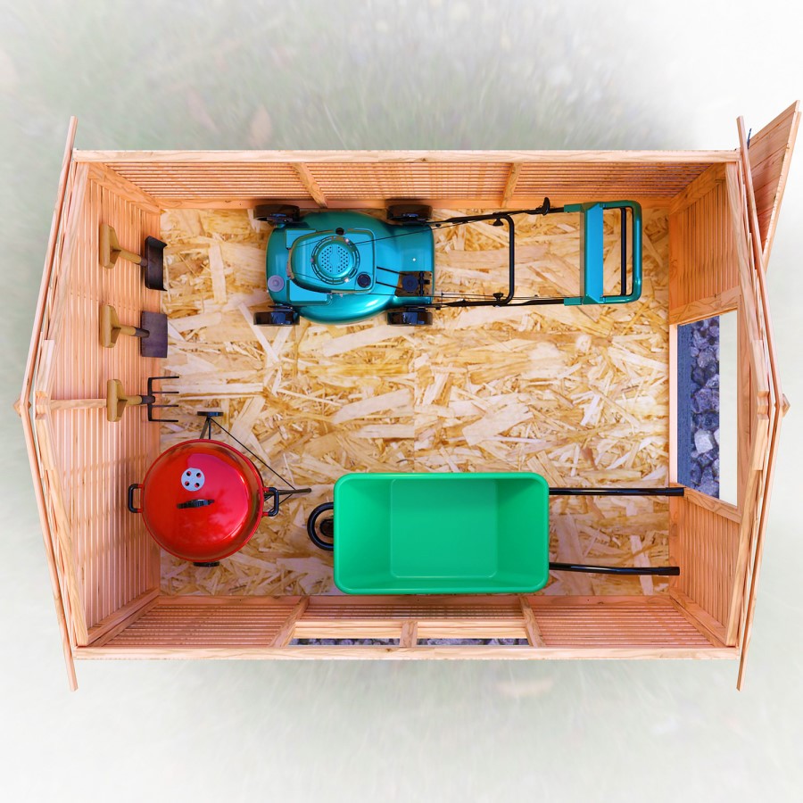 Shire Garden Value Overlap 8 x 6 Shed with Window