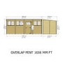 Shire Garden Value 16 x 6 Overlap Pent Shed with Windows