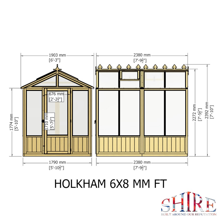 Shire Holkham Greenhouse