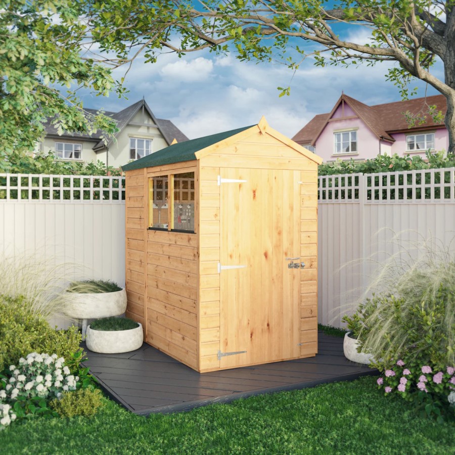 Mercia 6 x 4 Woodsman Shiplap Apex Shed