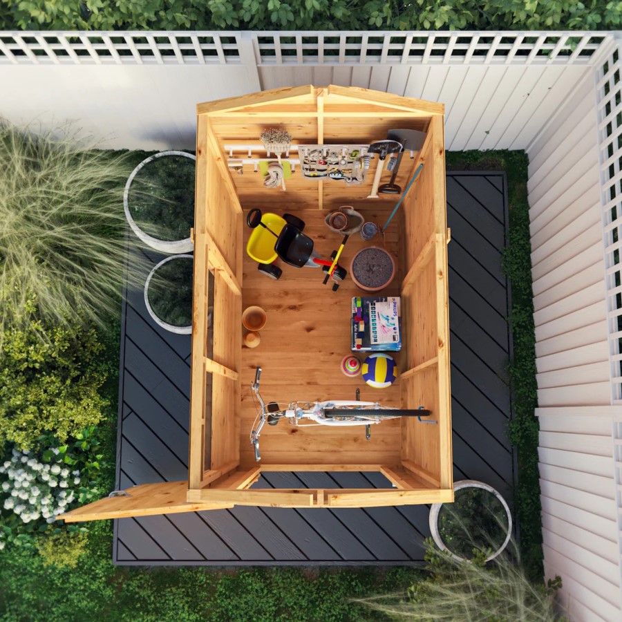 Mercia 6 x 4 Woodsman Shiplap Apex Shed