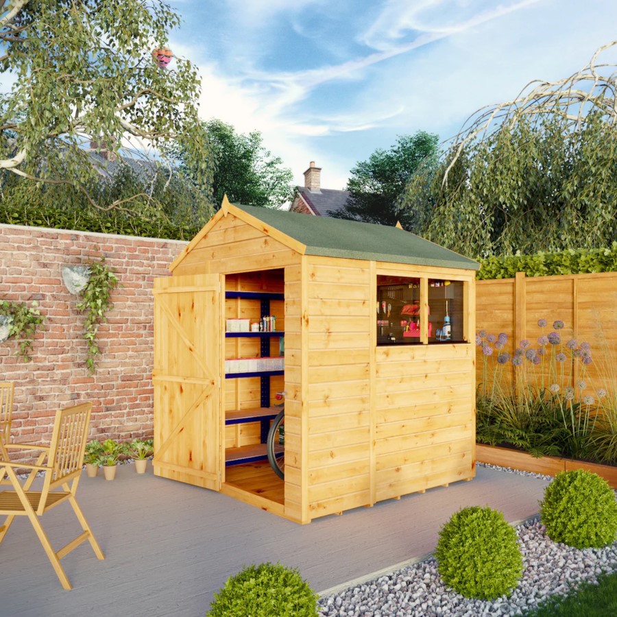 Mercia 6 x 6 Woodsman Shiplap Apex Shed