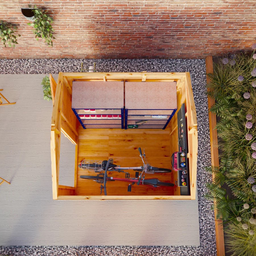 Mercia 6 x 6 Woodsman Shiplap Apex Shed