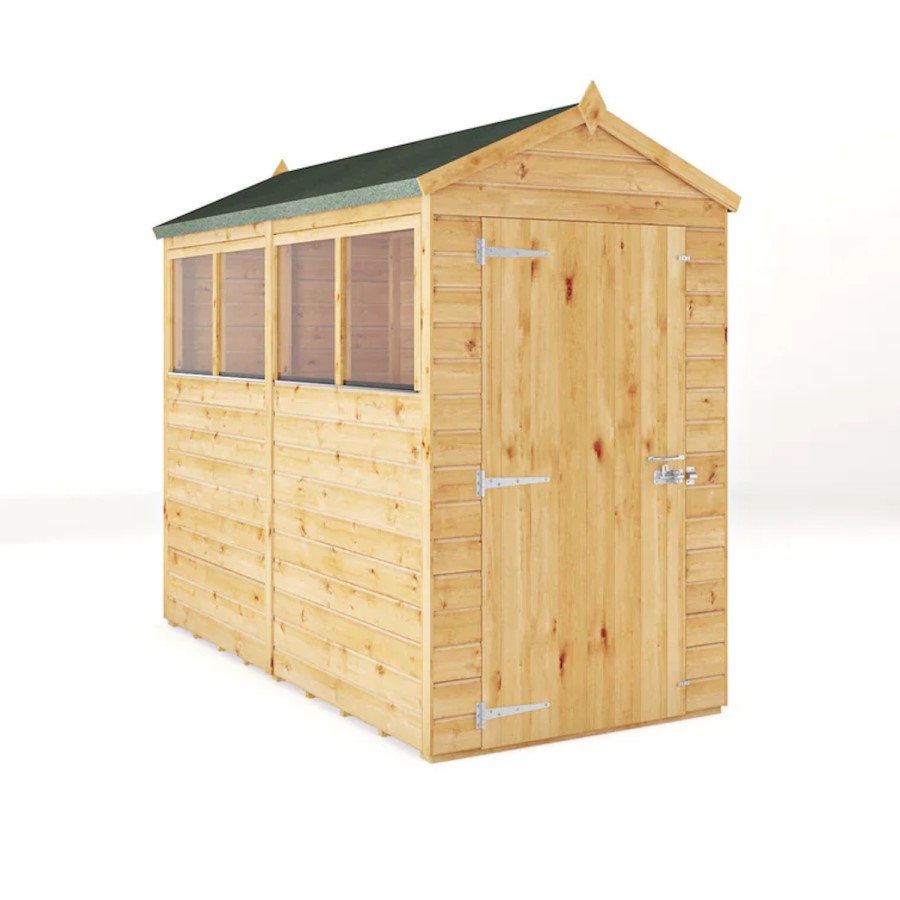 Mercia 8 x 4 Woodsman Shiplap Apex Shed