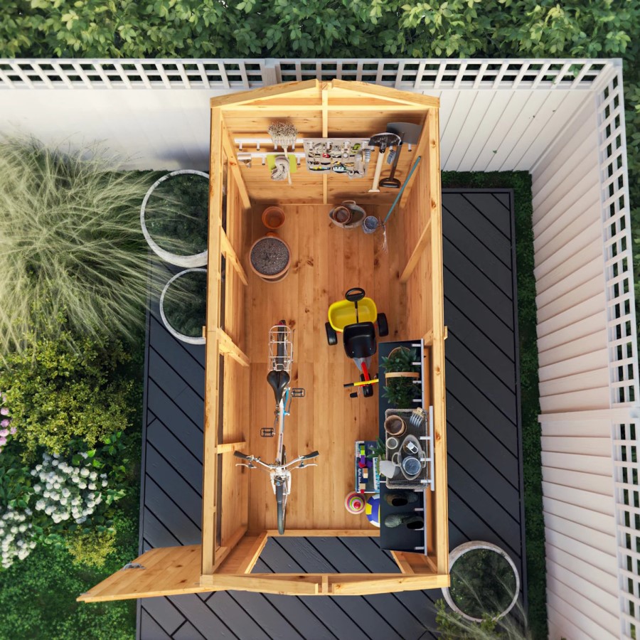 Mercia 8 x 4 Woodsman Shiplap Apex Shed