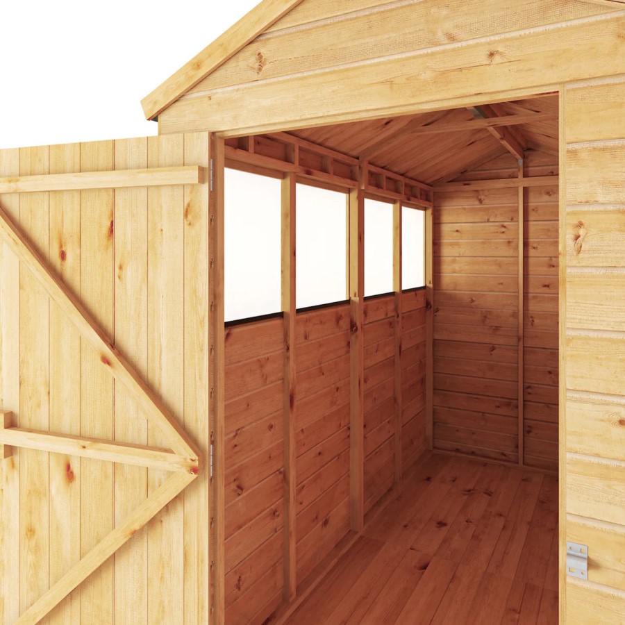 Mercia 8 x 4 Woodsman Shiplap Apex Shed
