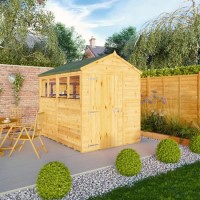 Mercia 8 x 6 Woodsman Shiplap Apex Shed