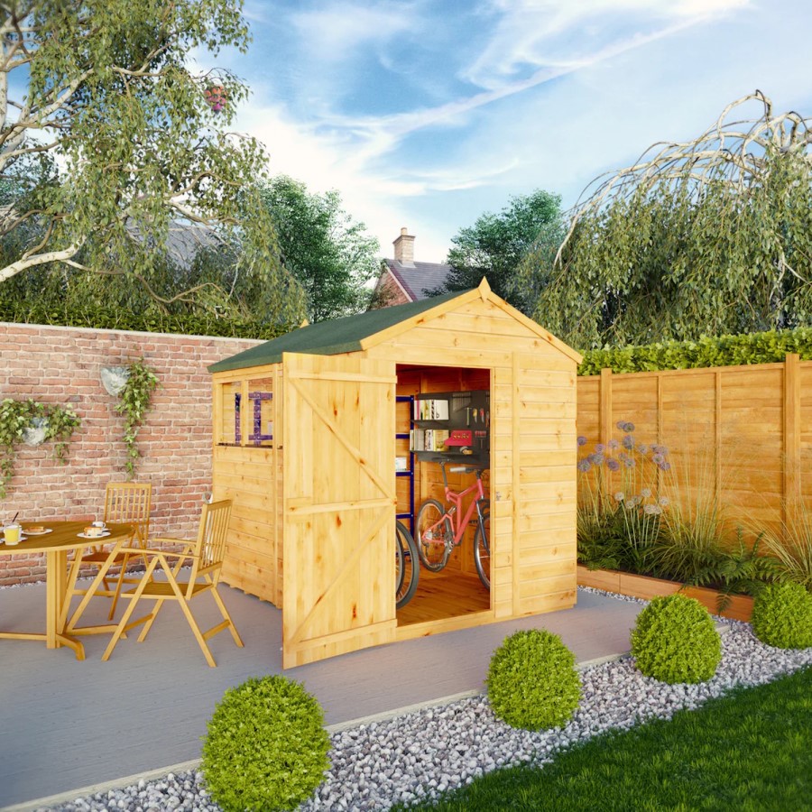 Mercia 8 x 6 Woodsman Shiplap Apex Shed