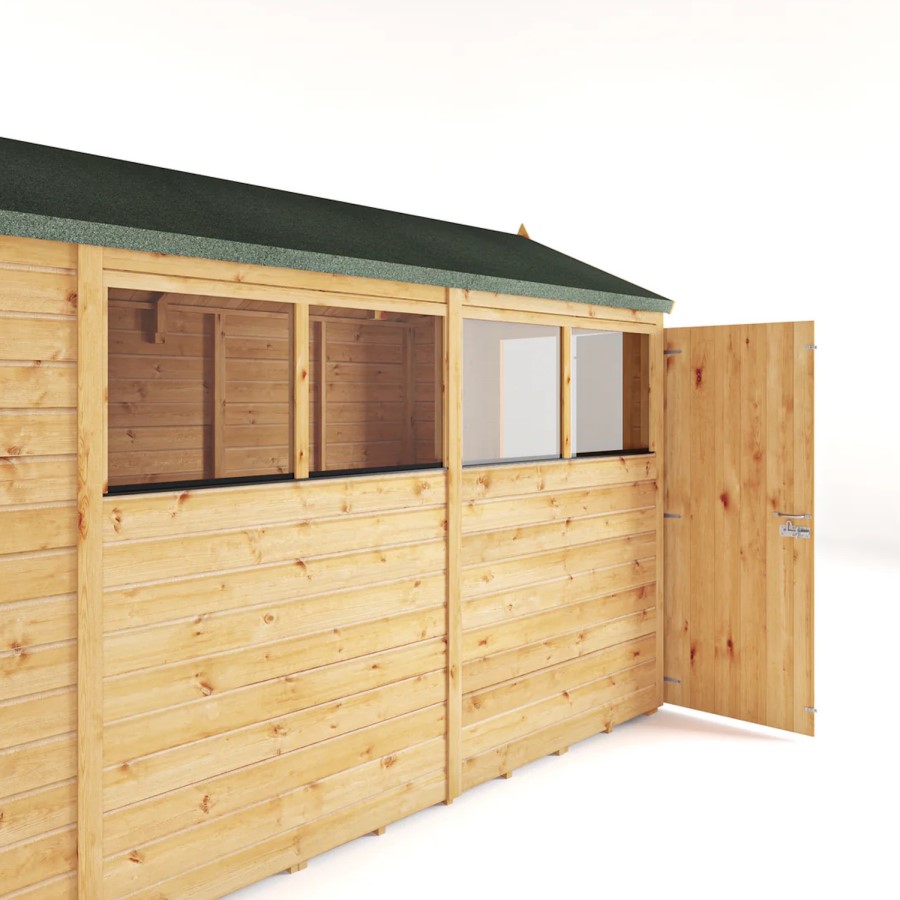 Mercia 10 x 6 Woodsman Shiplap Apex Shed