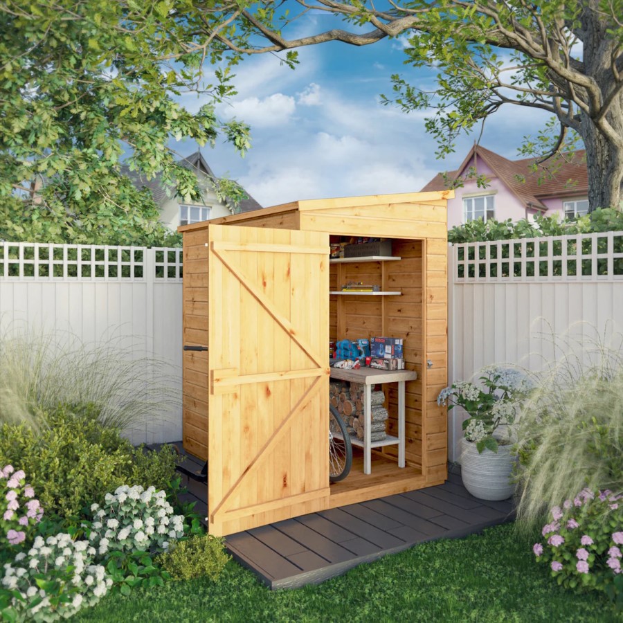 Mercia 6 x 4 Woodsman Shiplap Pent Shed