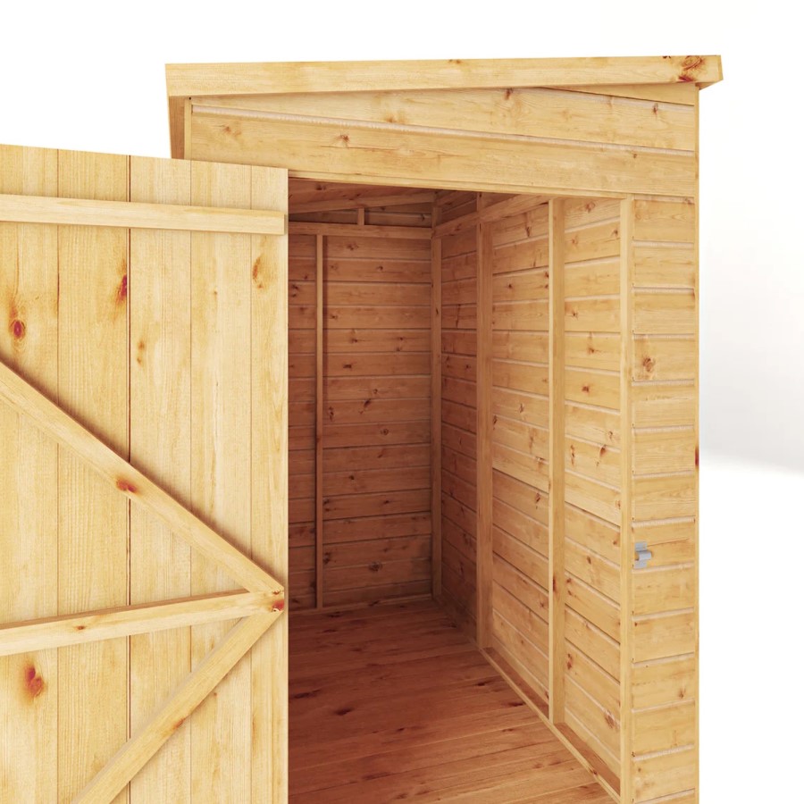 Mercia 6 x 4 Woodsman Shiplap Pent Shed