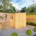 FOL106457 Mercia 6 x 6 Woodsman Shiplap Pent Shed