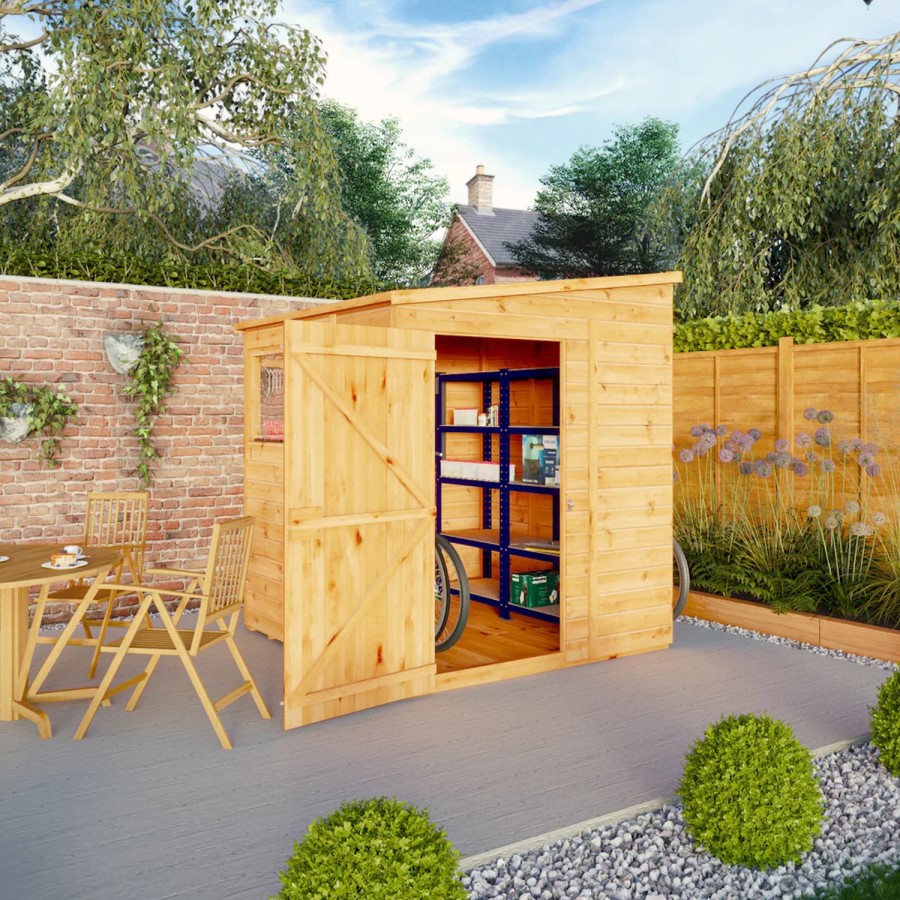 Mercia 6 x 6 Woodsman Shiplap Pent Shed