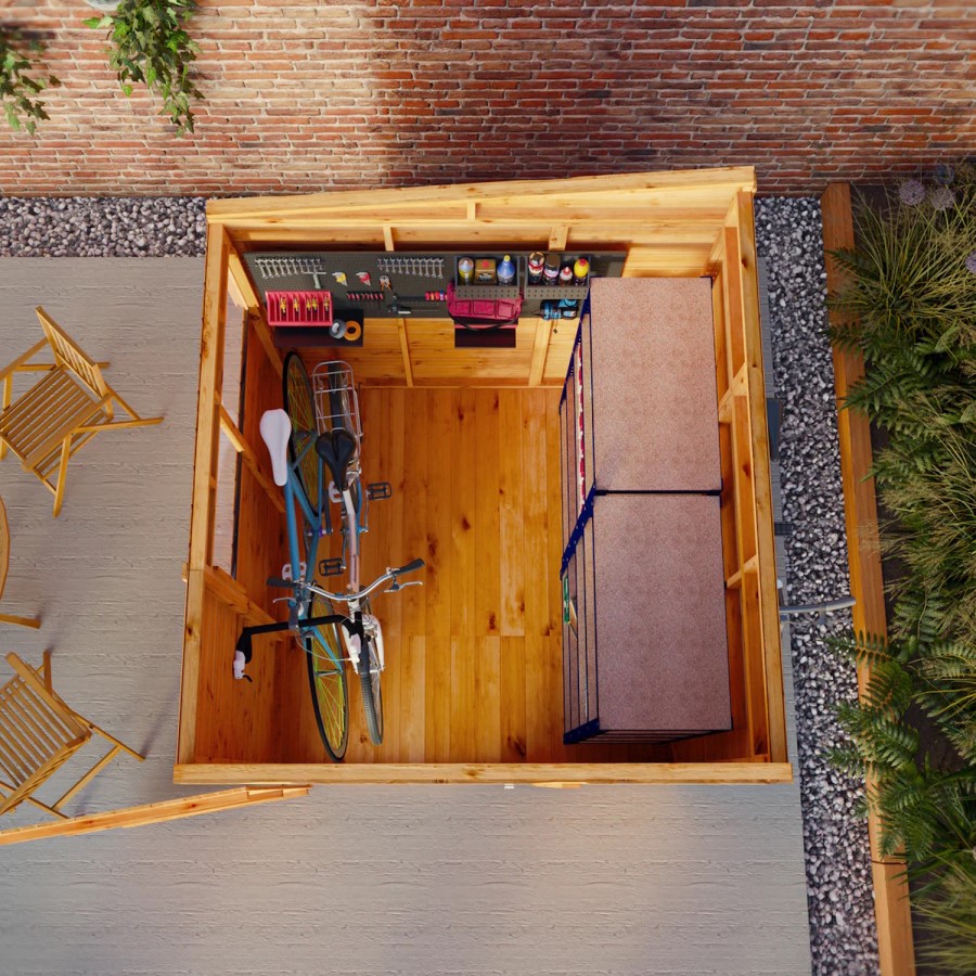 Mercia 6 x 6 Woodsman Shiplap Pent Shed