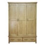Chester Oak Triple Wardrobe
