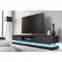 GRADE A1 - Evoque Grey TV Unit with Lower LED Lighting