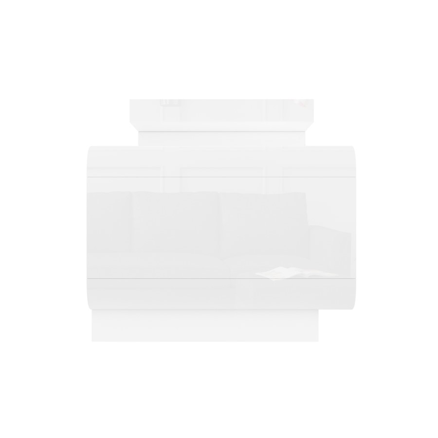 Extra Large White Gloss TV Unit - TV's up to 47" - Evoque