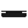 GRADE A1 - Large Black High Gloss TV Unit - TV's up to 83" - Harlow