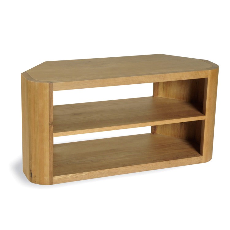 Signature North Retro Oak Corner TV Unit