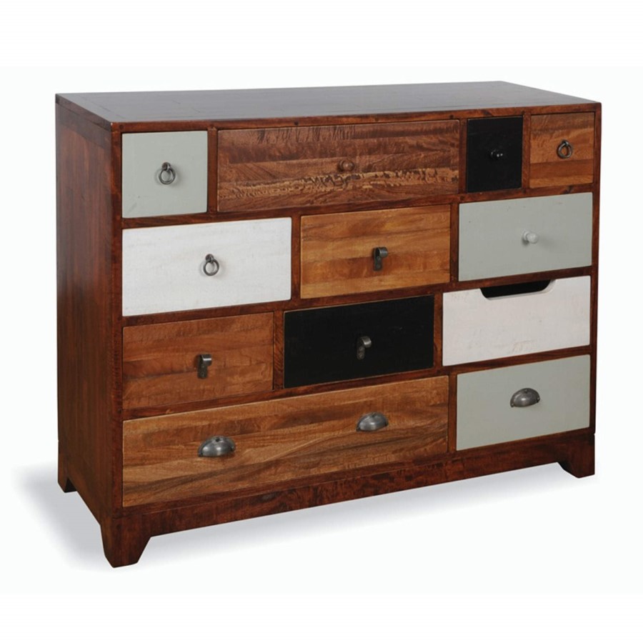 Signature North Retro 12 Drawer Chest of Drawers