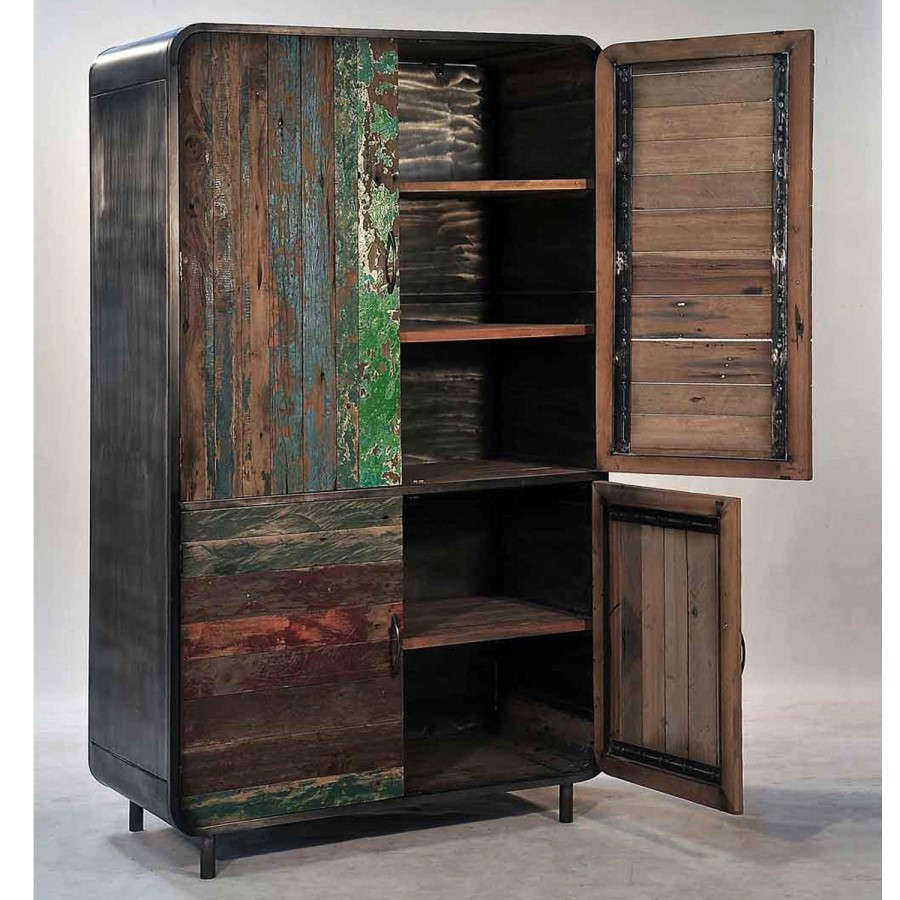 Signature North Reclaimed Boat Retro Wardrobe