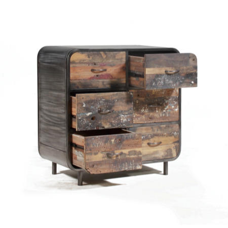 Signature North Reclaimed Boat Retro 6 Drawer Dresser