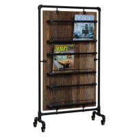 Signature North Industrial Wide Magazine Rack