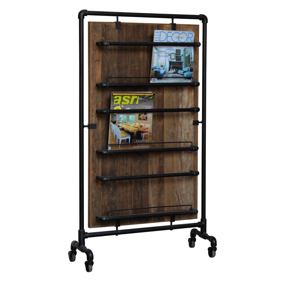Signature North Industrial Wide Magazine Rack