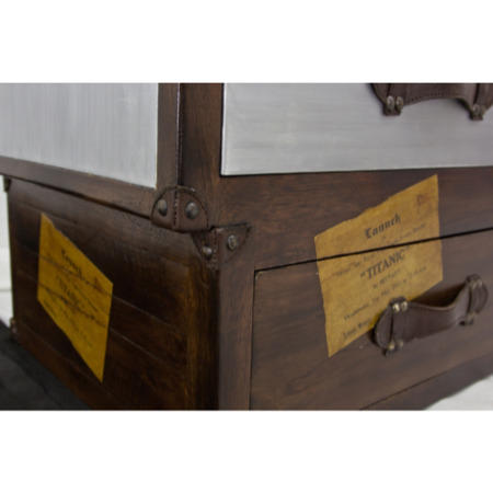 Signature North Crew Trunk Asymmetric Side Table