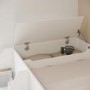 ONLY OPENED - White Bunk Bed with Storage Shelves - Freddie