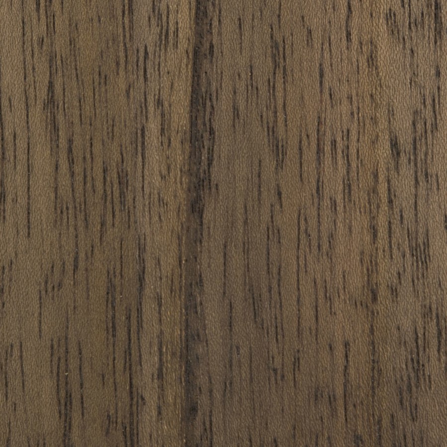Dark Wood Ribbed 3 Drawer Bedside Table - Farah 