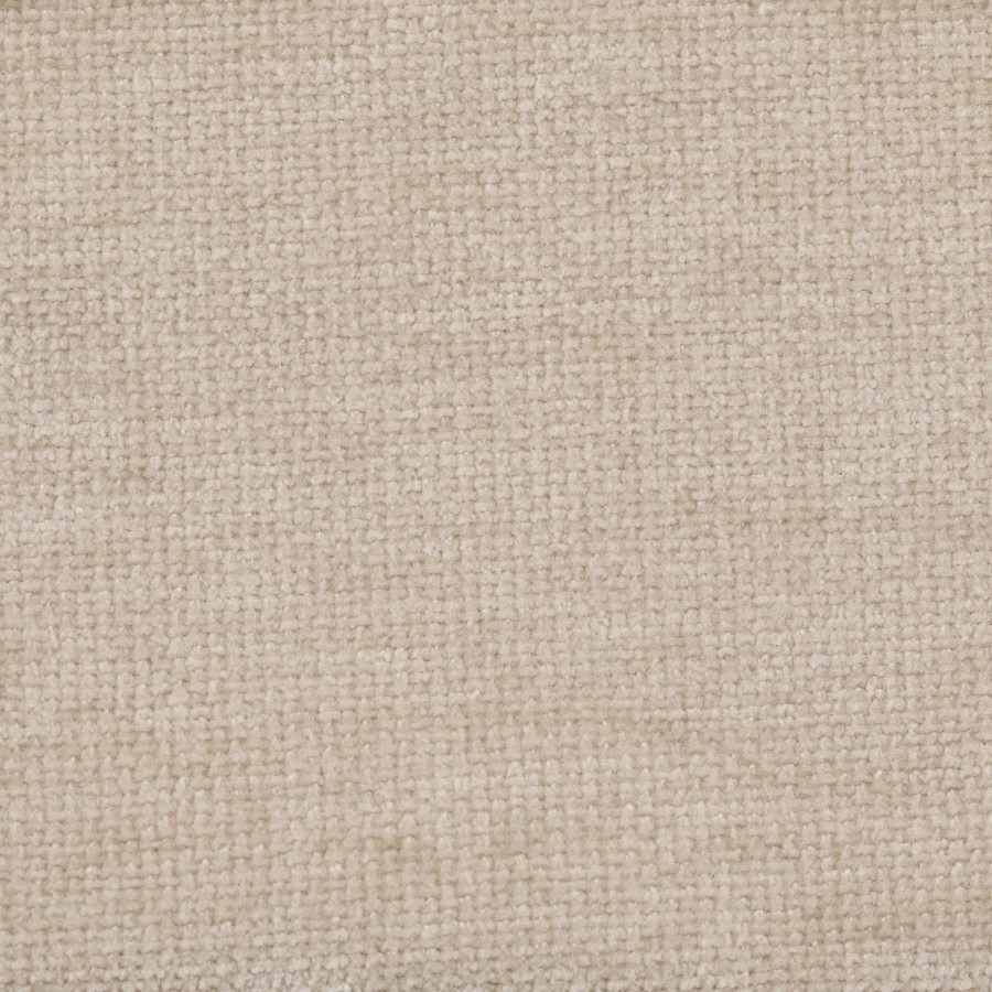 Set of 2 Walnut and Beige Ribbed Upholstered Dining Chairs - Freja