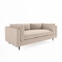 Beige Woven 3 Seater Sofa - Frankie