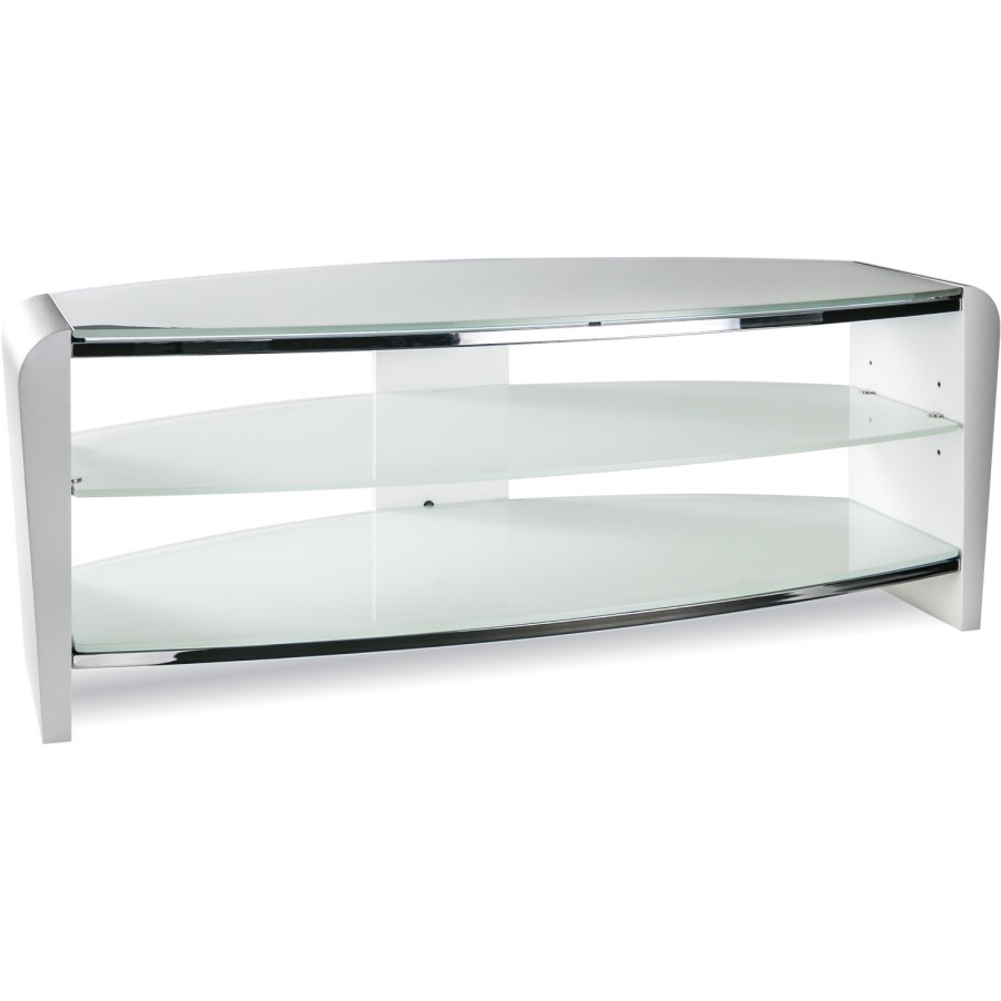 Alphason FRN1400/ARCTIC Francium TV Stand for up to 60" TVs - Arctic White 