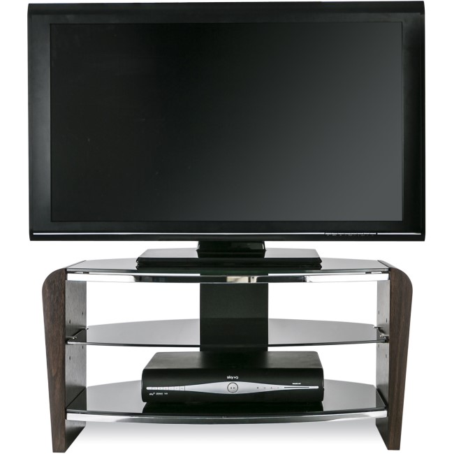 Alphason FRN800/3-W Francium TV Stand for up to 37" TVs - Walnut