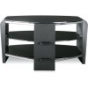 Alphason FRN800/3BLK/BK Francium TV Stand for up to 37&quot; TVs - Black
