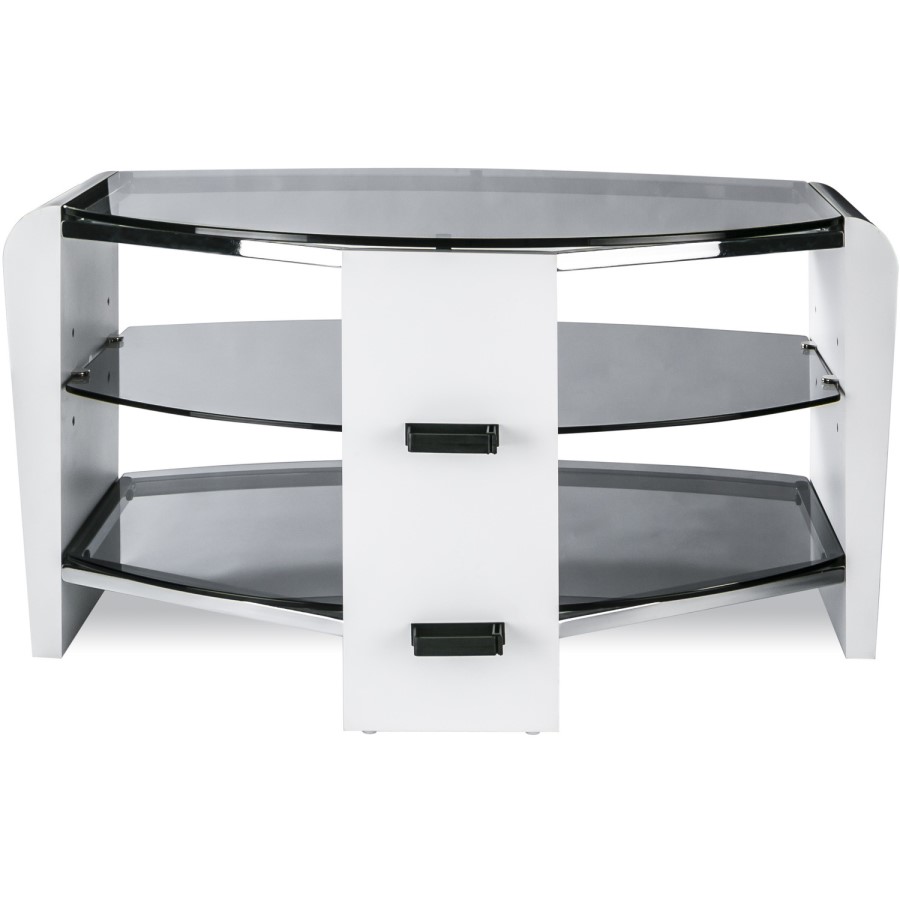 Alphason FRN800/3WHT/SK Francium TV Stand for up to 37" TVs - White