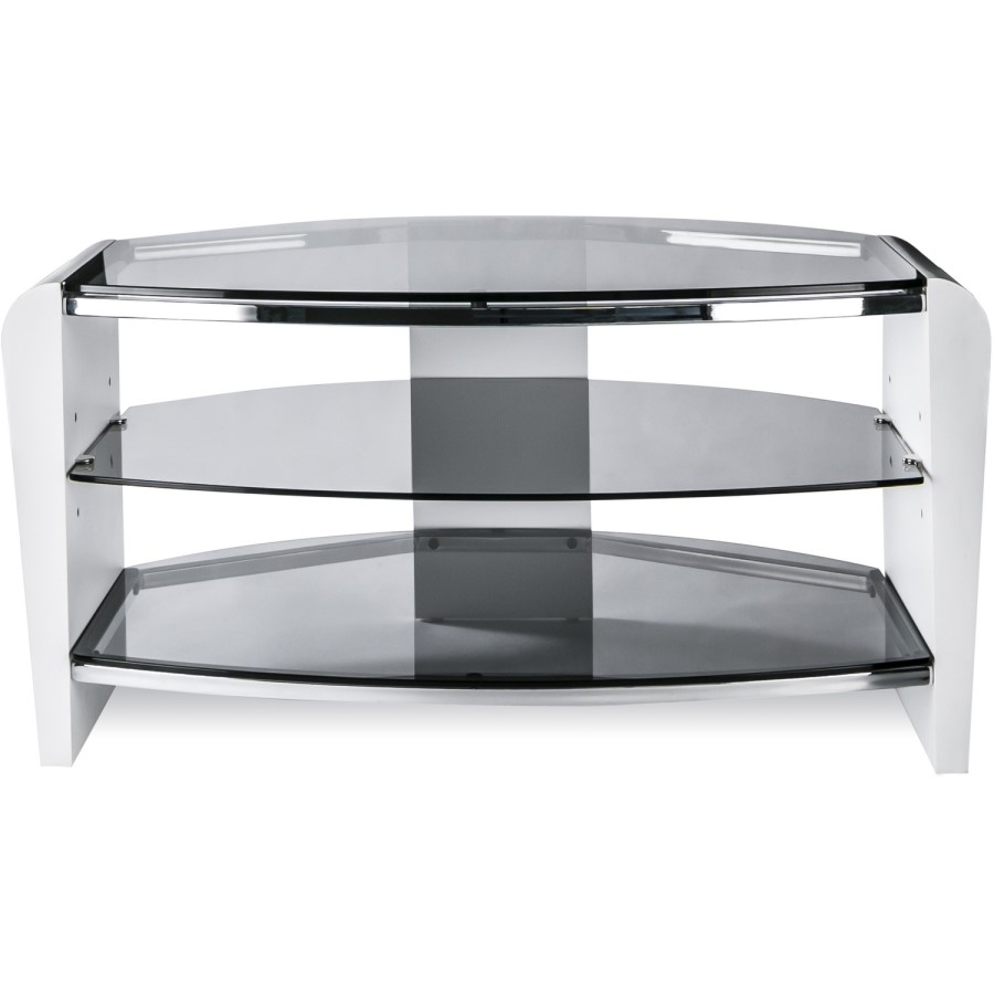 Alphason FRN800/3WHT/SK Francium TV Stand for up to 37" TVs - White