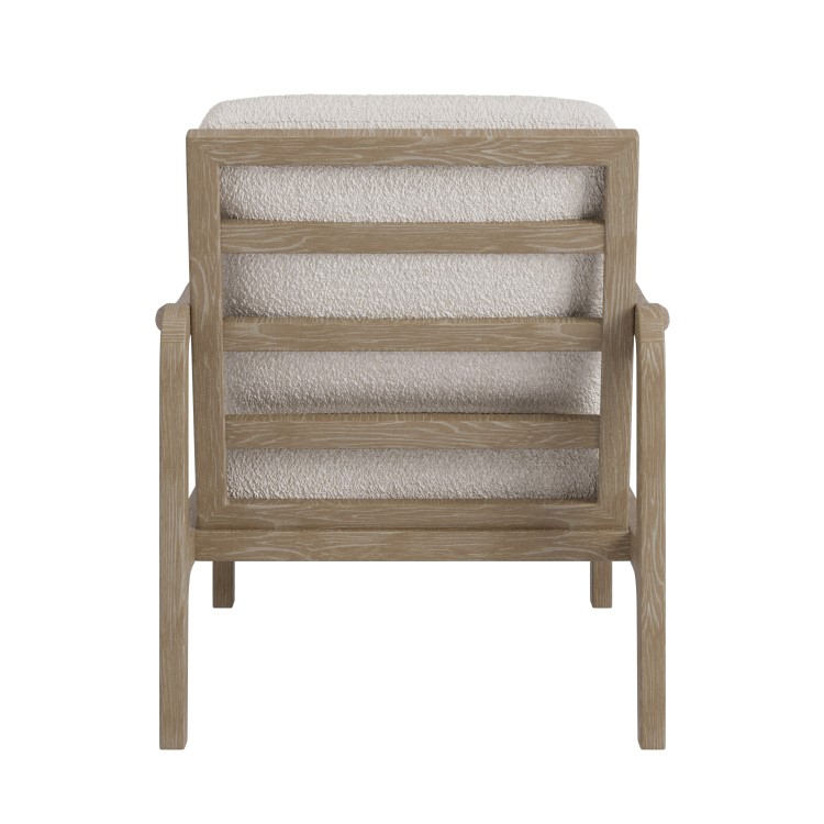 Beige Teddy Mid Century Accent Chair - Farren