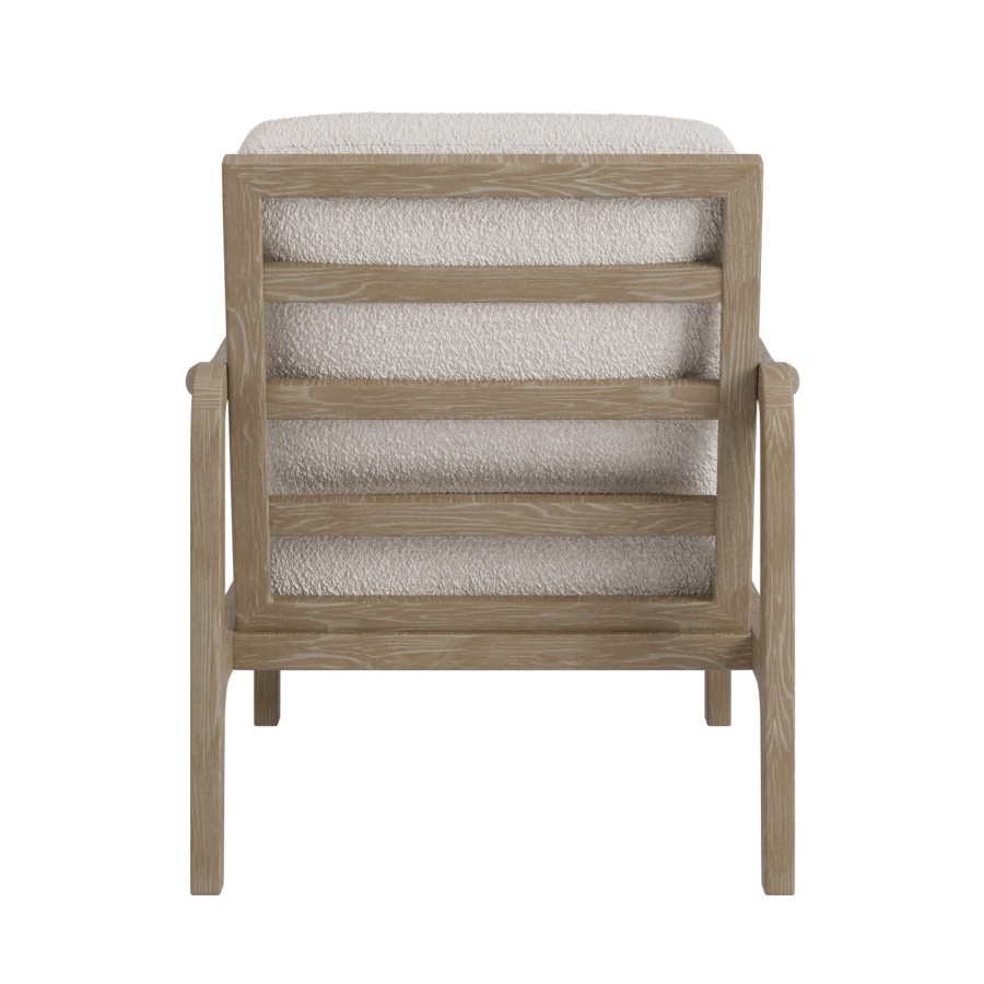 Beige Teddy Mid Century Accent Chair - Farren