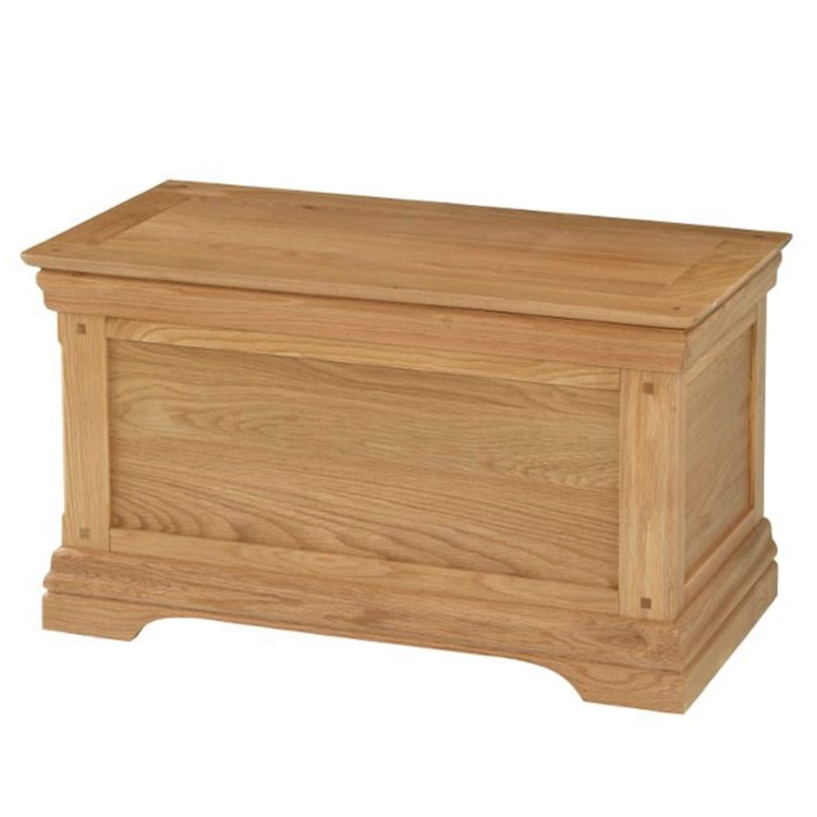 Bayonne Oak Blanket Box