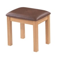 Bayonne Oak Dressing Table Stool