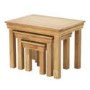 Bayonne Oak Nest of 3 Tables