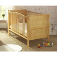 Lollipop Lane Peyton Sleigh Cotbed in Antique Pine 