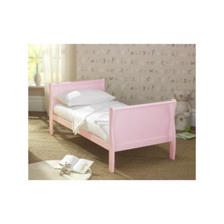 Lollipop Lane Peyton Sleigh Cotbed in Pink 
