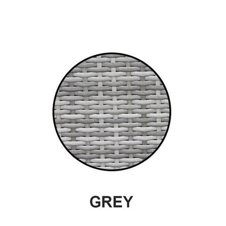 GRADE A1 - Grey Rattan 10 Piece Cube Garden Dining Set - Parasol Included