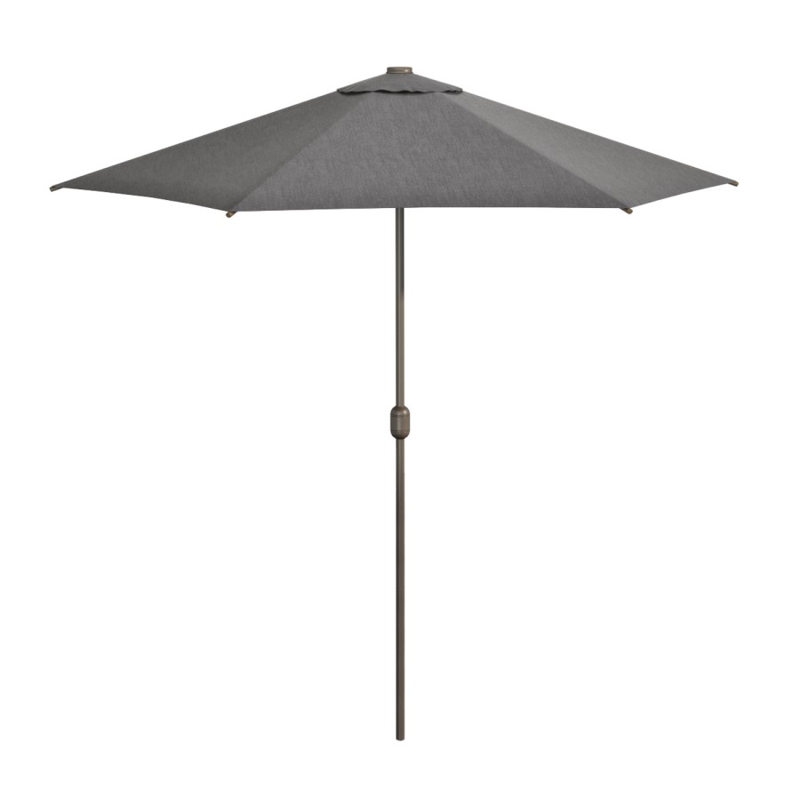 Large 2x2m Grey Parasol 