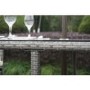 GRADE A1 - Grey Rattan 10 Piece Cube Garden Dining Set - Parasol Included