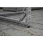 GRADE A1 - Grey Rattan 10 Piece Cube Garden Dining Set - Parasol Included
